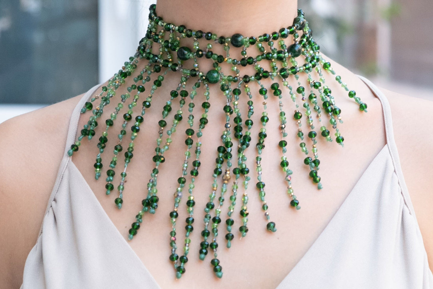 Rara Choker - Green Garden