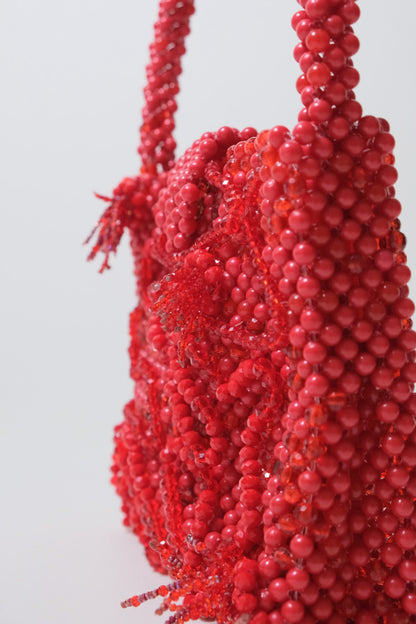 Lady in Red Bag