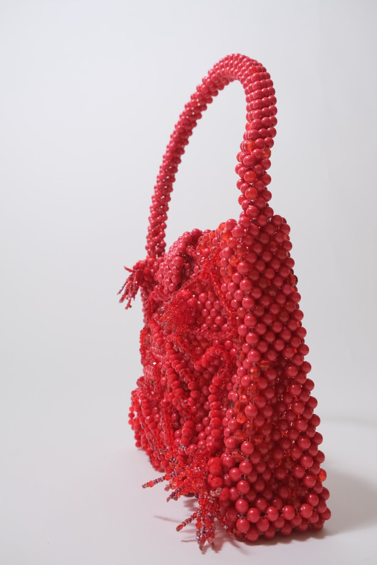 Lady in Red Bag