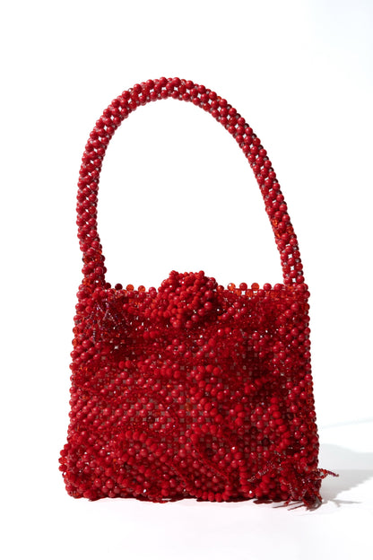 Lady in Red Bag
